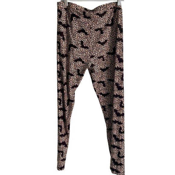 Runway Ready Animal Print Women's Leggings Women's Size 1X NEW - Picture 5 of 8